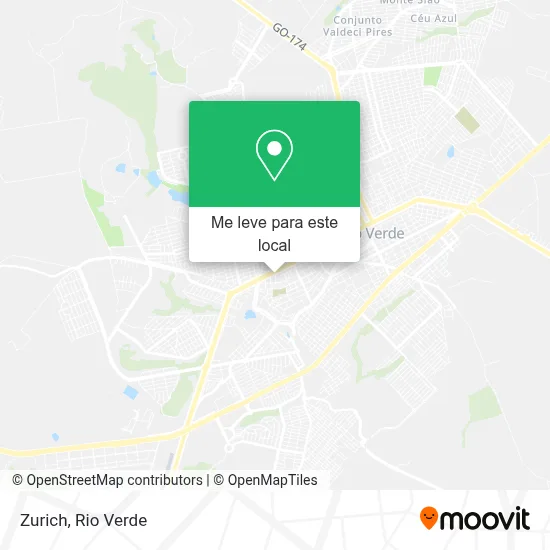 Zurich mapa