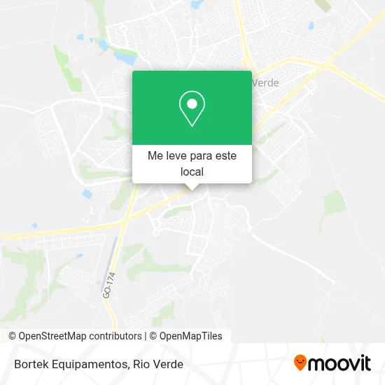 Bortek Equipamentos mapa