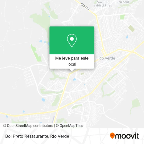 Boi Preto Restaurante mapa