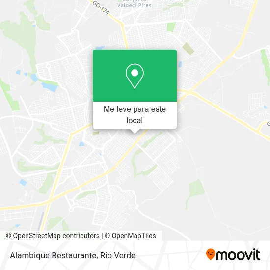Alambique Restaurante mapa
