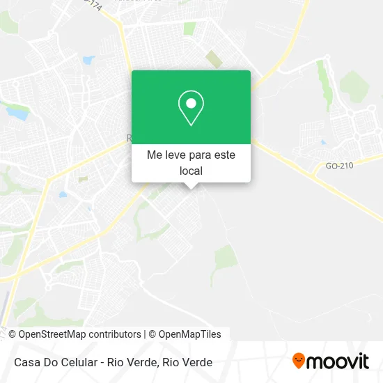 Casa Do Celular - Rio Verde mapa