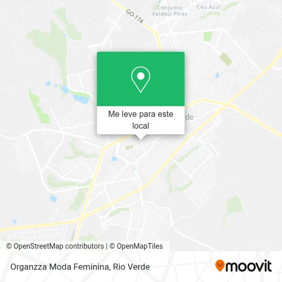 Organzza Moda Feminina mapa