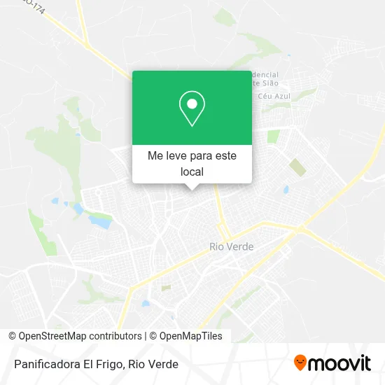 Panificadora El Frigo mapa