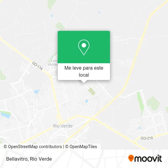 Bellavitro mapa