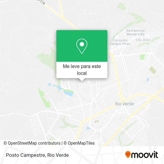 Posto Campestre mapa