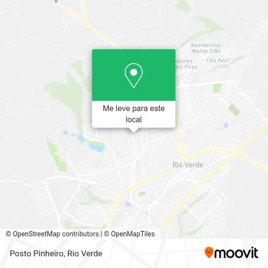 Posto Pinheiro mapa