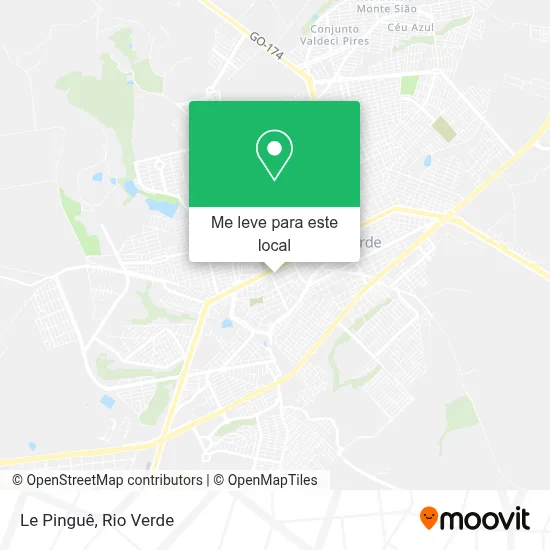 Le Pinguê mapa