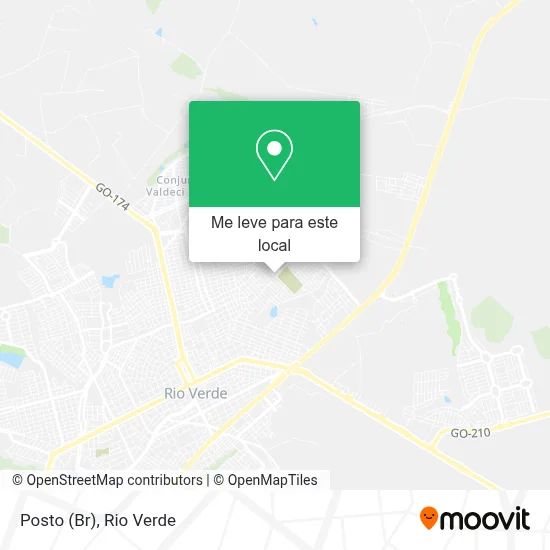 Posto (Br) mapa