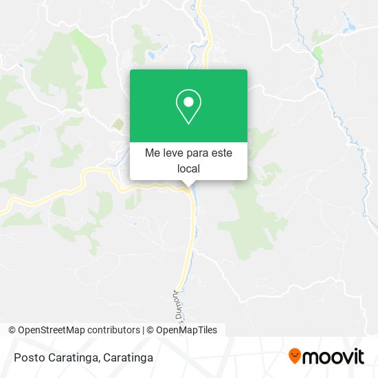 Posto Caratinga mapa