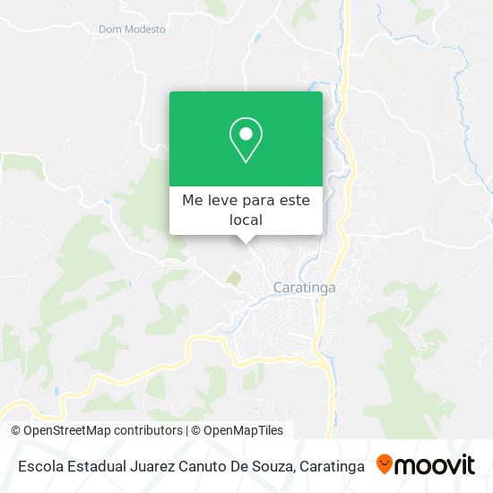 Escola Estadual Juarez Canuto De Souza mapa