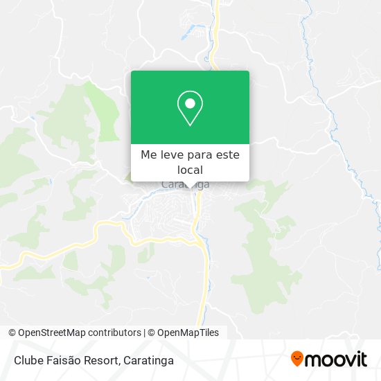 Clube Faisão Resort mapa