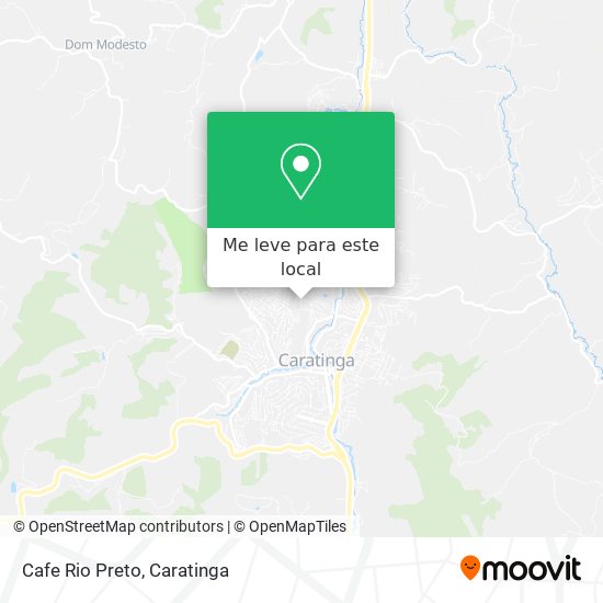 Cafe Rio Preto mapa