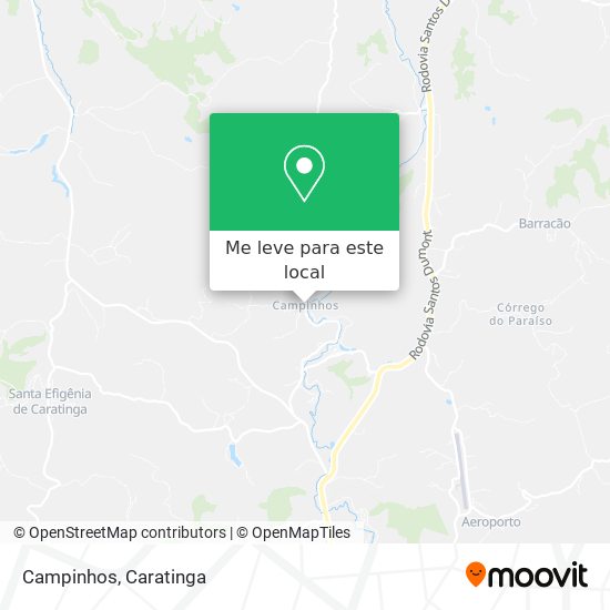 Campinhos mapa