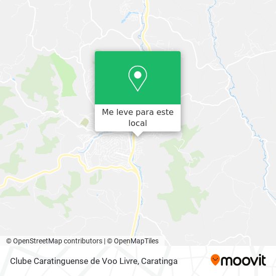 Clube Caratinguense de Voo Livre mapa