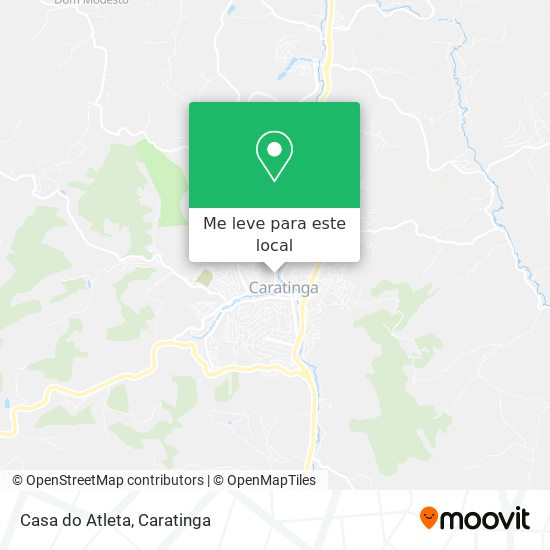 Casa do Atleta mapa