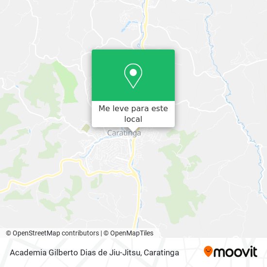 Academia Gilberto Dias de Jiu-Jitsu mapa