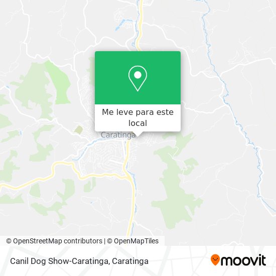 Canil Dog Show-Caratinga mapa