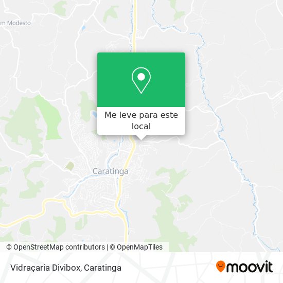 Vidraçaria Divibox mapa