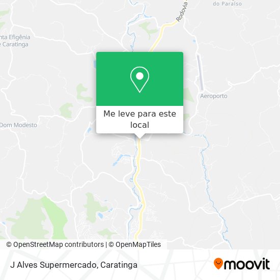 J Alves Supermercado mapa