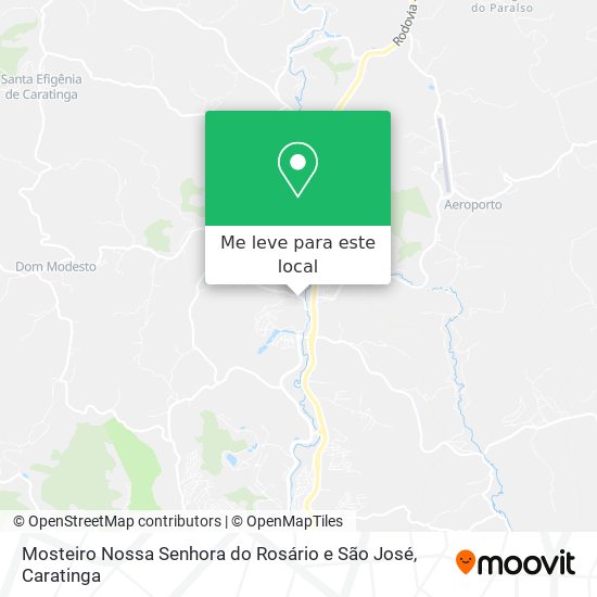 Mosteiro Nossa Senhora do Rosário e São José mapa