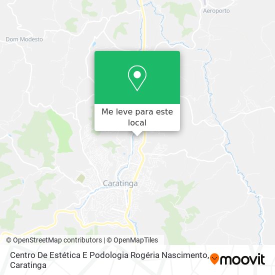 Centro De Estética  E Podologia Rogéria Nascimento mapa