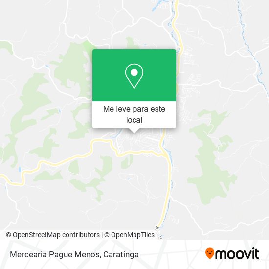 Mercearia Pague Menos mapa