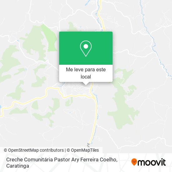 Creche Comunitária Pastor Ary Ferreira Coelho mapa