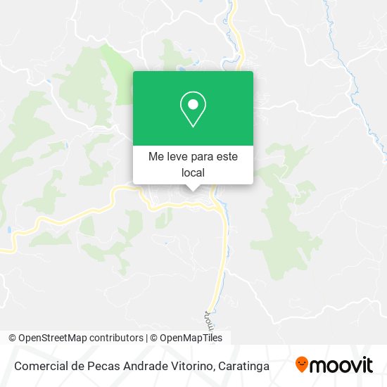 Comercial de Pecas Andrade Vitorino mapa