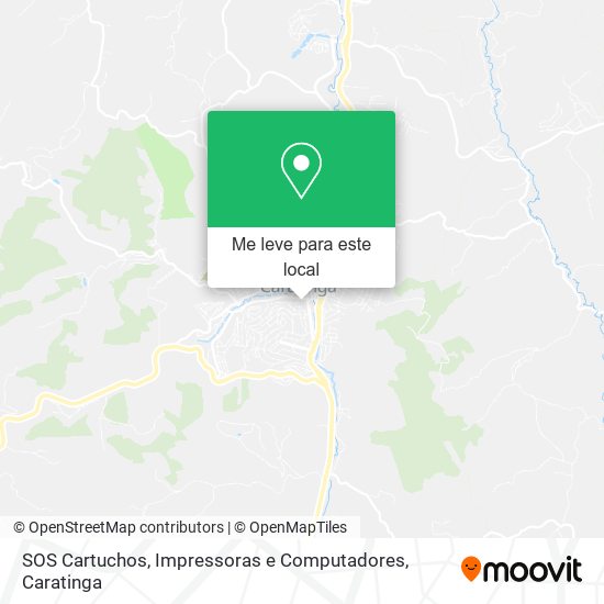 SOS Cartuchos, Impressoras e Computadores mapa