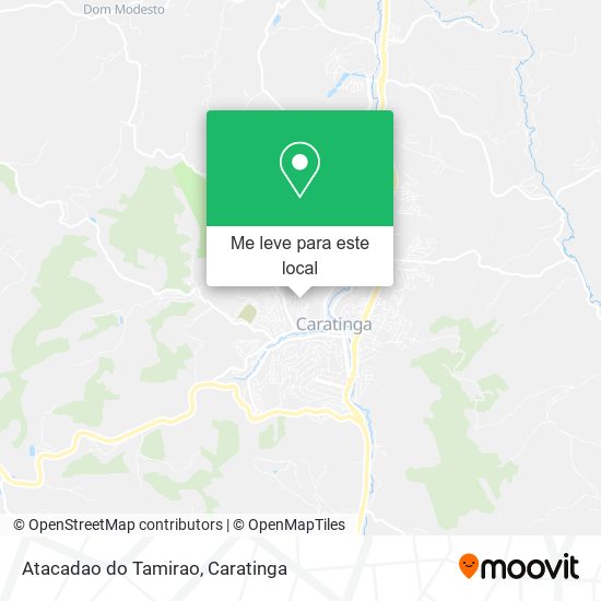 Atacadao do Tamirao mapa