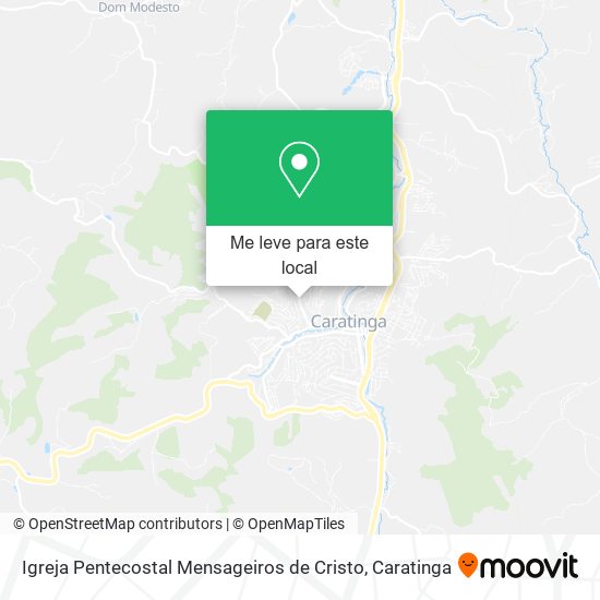 Igreja Pentecostal Mensageiros de Cristo mapa