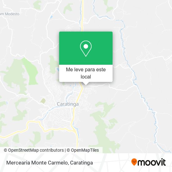 Mercearia Monte Carmelo mapa