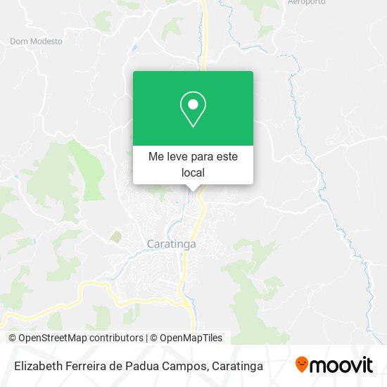 Elizabeth Ferreira de Padua Campos mapa