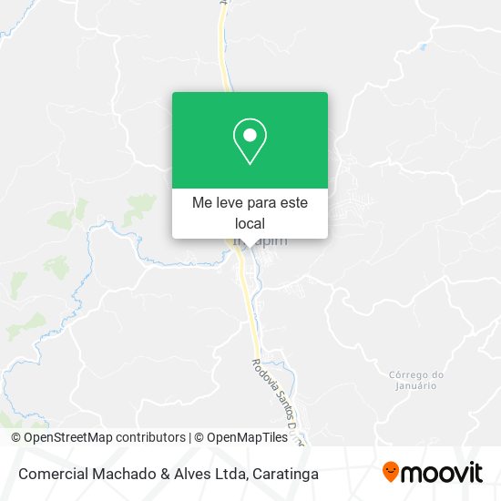 Comercial Machado & Alves Ltda mapa