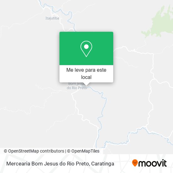 Mercearia Bom Jesus do Rio Preto mapa
