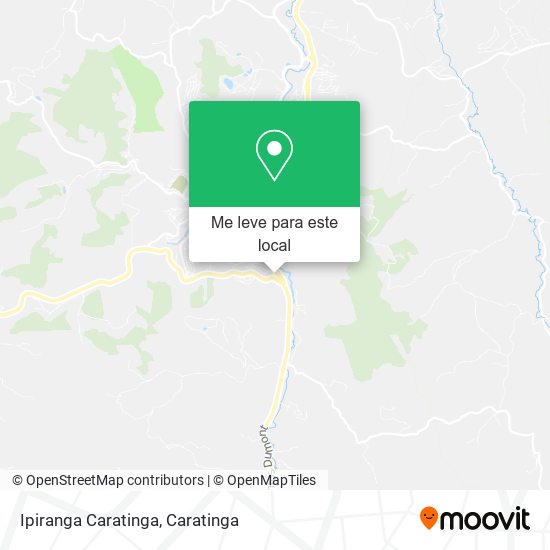Ipiranga Caratinga mapa