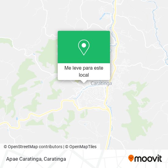 Apae Caratinga mapa