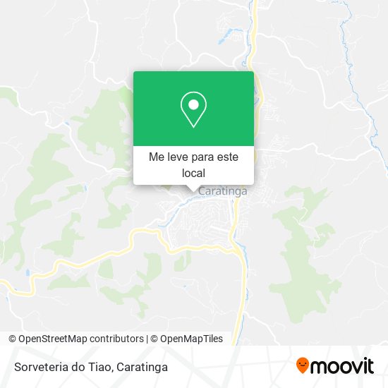 Sorveteria do Tiao mapa