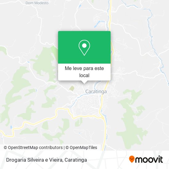 Drogaria Silveira e Vieira mapa