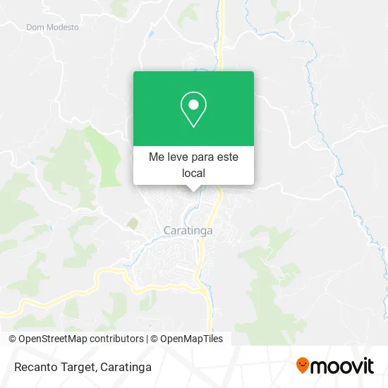 Recanto Target mapa
