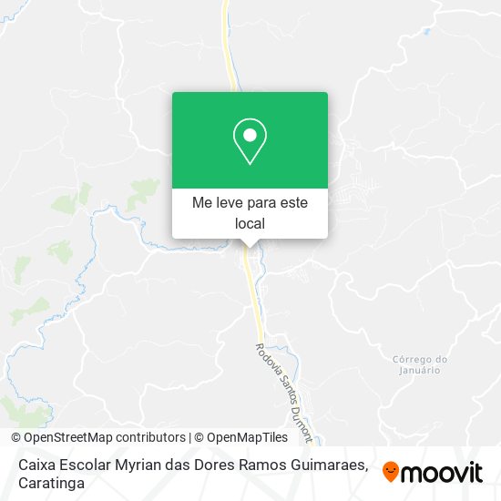 Caixa Escolar Myrian das Dores Ramos Guimaraes mapa