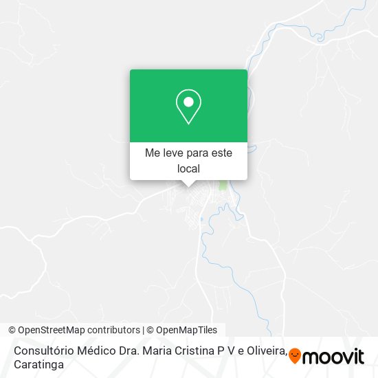 Consultório Médico Dra. Maria Cristina P V e Oliveira mapa