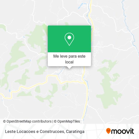 Leste Locacoes e Construcoes mapa