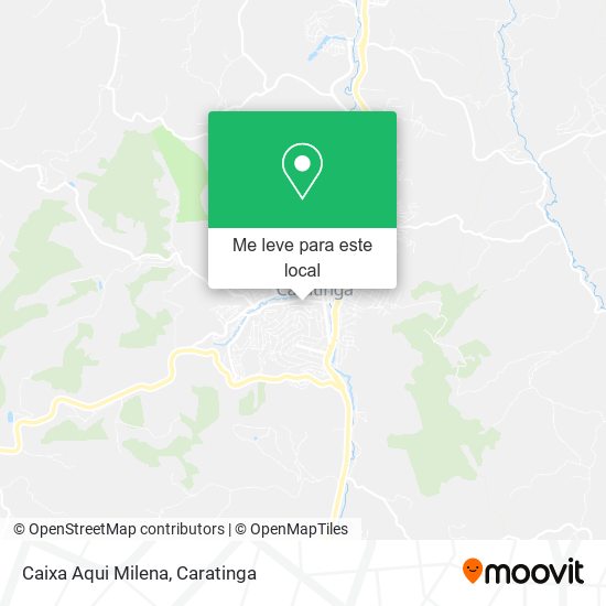Caixa Aqui Milena mapa