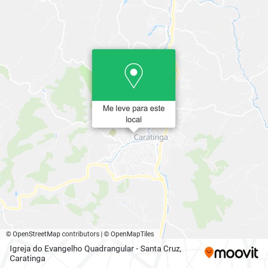 Igreja do Evangelho Quadrangular - Santa Cruz mapa