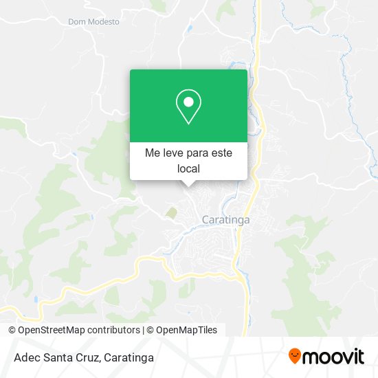 Adec Santa Cruz mapa