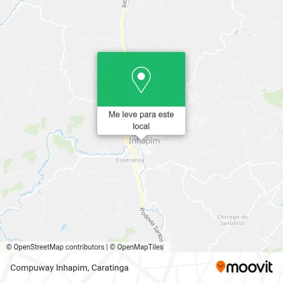 Compuway Inhapim mapa