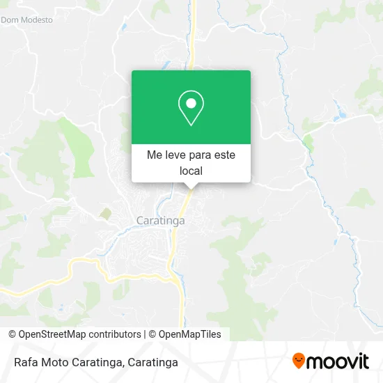 Rafa Moto Caratinga mapa