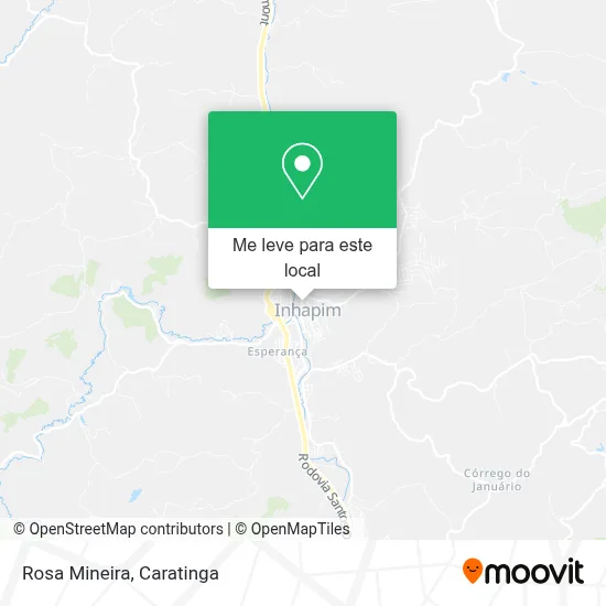 Rosa Mineira mapa