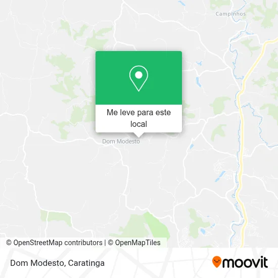 Dom Modesto mapa